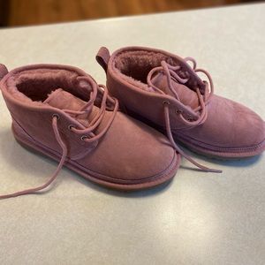 New without tags blush pink Neumel Ugg ankle boot.  Never worn.  No box.